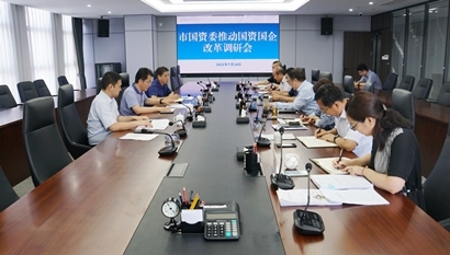 市国资委副主任李宏军一行到集团调研国资国企刷新有关事情